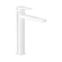 Смеситель для раковины с донным клапаном Push-Open Hansgrohe Metropol 32512700 белый матовый