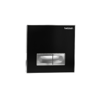 Кнопка смыва для инсталляций beWash Vago P05BC, Черное стекло/Хром 500RZVP0500SYC000001