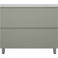 Тумба напольная без раковины 100 см Style Line Манхэттен ЛС-00002370 оливковый матовый