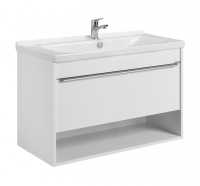 Тумба с раковиной Aquaton Хоуп 100 1A2874K0HP2B0 белый матовый