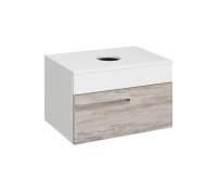 Тумба под раковину Runo подвесная  Вудлайн 65 (00-00001009)