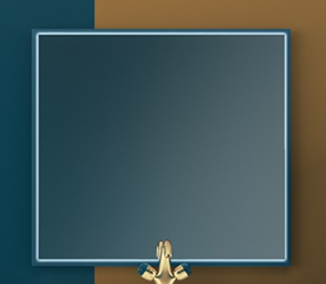 Зеркало (98х90) Cezares Tiffany 45048 Blu Petrolio