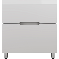 Тумба напольная без раковины 80 см Style Line Матис ЛС-00002443 белый матовый