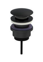 Донный клапан для раковины  WONZON & WOGHAND, черный матовый WW-88SS07-MB