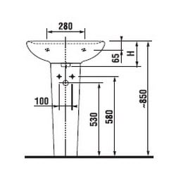 Пьедестал Jika Lyra Plus 8193800000009