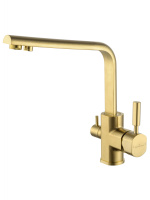 Смеситель для кухни c подключением фильтра WONZON & WOGHAND, брашированное золото WW-88458003-BG Смеситель для кухни c подключением фильтра WONZON & WOGHAND, брашированное золото WW-88458003-BG