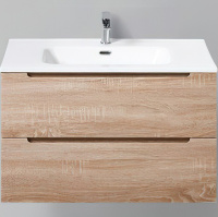 База под раковину подвесная BelBagno ETNA-800-2C-SO-WO-P Rovere Bianco