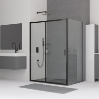 Душевой уголок (150х90) RGW CL-48-1B (CL-14B + Z-050-1B) 32094895-014 прозрачное