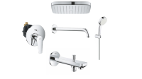 Набор для ванны с изливом Grohe BauEdge 110500 хром