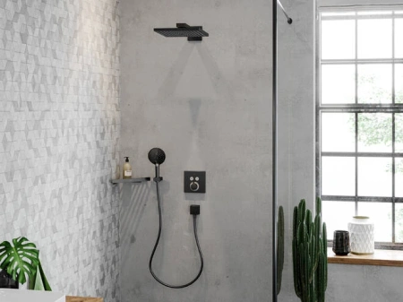 Ручной душ Hansgrohe Raindance Select S 120 3jet EcoSmart 26531670 черный матовый