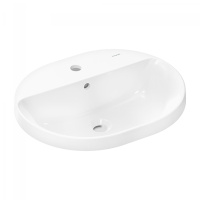 Раковина встраиваемая свеху (55x40) Hansgrohe Xuniva U 60161450 белый