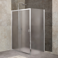 Душевой уголок (110х90) BelBagno UNIQUE-AH-1-110/125-90-P-Cr