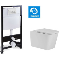 Комплект унитаза с инсталляцией SantiLine SL-5027+SL-01