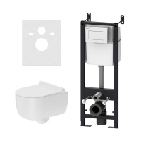 Комплект унитаза с инсталляцией Damixa Scandinavian Pure DX36.IS10101.1701