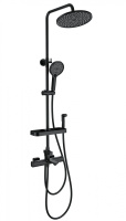 Душевая система с гигиеническим душем и термостатом WONZON & WOGHAND SOLID, черный матовый WW-C3011-A1-MB Душевая система с гигиеническим душем и термостатом WONZON & WOGHAND SOLID, черный матовый WW-C3011-A1-MB