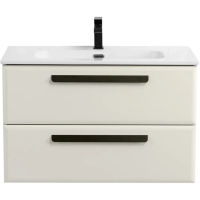 Тумба под раковину Cezares ECO-CER-N-800-2C-SO-AS-P Альпака брашированная без ручек