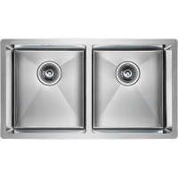 Кухонная мойка Paulmark  Twin PM237844-BS брашированная нерж.сталь