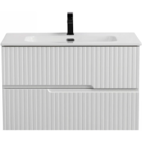 Тумба под раковину Cezares DUET-N-800-2C-SO-BL Bianco Lucido