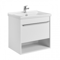 Тумба с раковиной Aquaton Хоуп 60 1A2872K0HP2B0 белый матовый