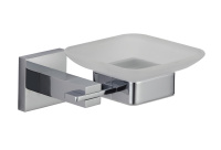 Мыльница стеклянная с настенным держателем Savol 65а S-06559A