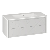 Тумба под раковину Opadiris Луиджи 120   00-00007152 белый матовый (без раковины)