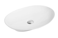 Раковина керамическая накладная овальная (70x43) Art&Max AM2370