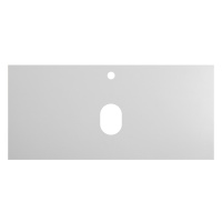 Столешница из керамогранита CEZARES SLD-100/48-BO Bianco Opaco