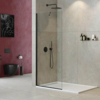 Душевая перегородка 105 см CEZARES LIBERTA LIBERTA-L-1-TB-105-C-NERO