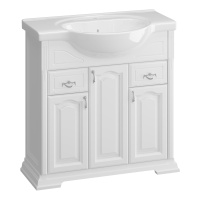 Тумба под раковину Opadiris Риспекто 85 00-00006704 белый матовый (без раковины)