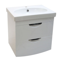 Тумба под раковину подвесная Style Line Жасмин 2 60 ЛС-00000728 белый