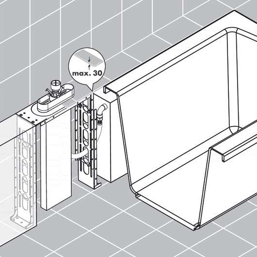 Скрытая часть смесителя Hansgrohe Secubox 13560180