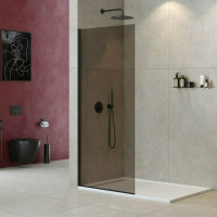 Душевая перегородка 80 см CEZARES LIBERTA LIBERTA-L-1-TB-80-BR-NERO