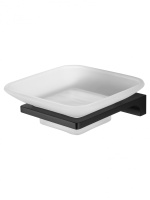 Мыльница с держателем WONZON & WOGHAND ECLIPSE, черный WW-9122-BL