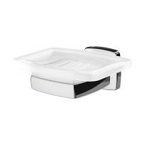 Стеклянная мыльница с настенным держателем Am.Pm Gem A9034200