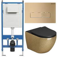 Комплект унитаза с инсталляцией Grossman Pragma 97.4411GBLS.03.310 с клавишей смыва
