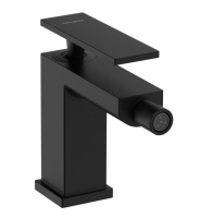 Смеситель для биде с донным клапаном Hansgrohe Tecturis E 73200670 черный матовый