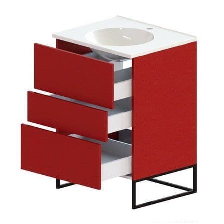 Опора металлическая Астра-Форм Лофт для нижнего шкафа 60 с 3-мя ящиками