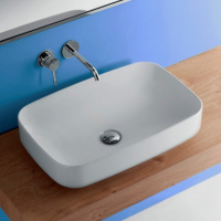 Раковина накладная (60х38) Kerasan Tribeca 514130 белый матовый