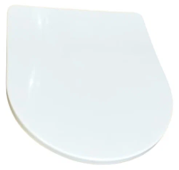 Крышка-сиденье для унитаза Cerutti Spa Bernina Aria, Adige, Avisio, Adige Aria CT7587 Белая с микролифтом