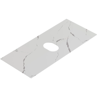 Столешница 101 см Aqwella Geometria STG1014X456MW белый мрамор