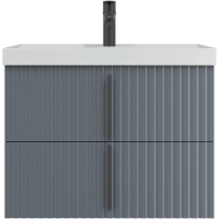 Тумба под раковину Санта Юпитер 700544 графит матовый,  без раковины