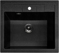 Кухонная мойка GranFest Quadro 561, Q-561 черный