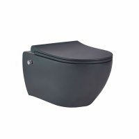 Подвесной безободковый унитаз с функцией биде с сиденьем микролифт beWash Bogen 88343670