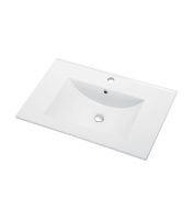 Раковина встраиваемая сверху (81,5х46,5) Orange  B03-800W белый глянец