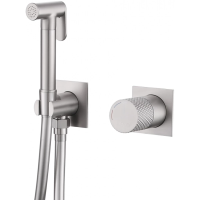 Смеситель ABBER Rund AF8725SP с гигиеническим душем, сатин