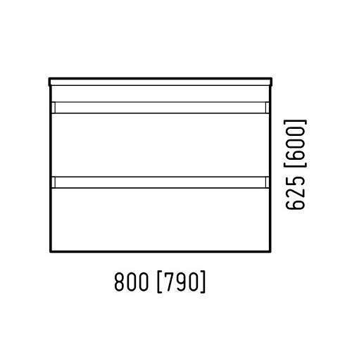 Тумба подвесная Corozo Алабама 80 SD-00001626