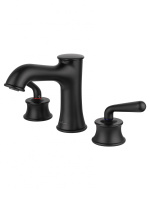 Смеситель для раковины на 3 отверстия WONZON & WOGHAND STEAM, черный матовый WW-88159008-MB Смеситель для раковины на 3 отверстия WONZON & WOGHAND STEAM, черный матовый WW-88159008-MB