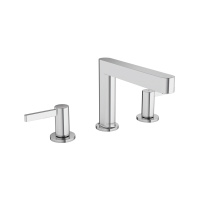 Смеситель для раковины на 3 отверстия с донным клапаном Push-Open Hansgrohe Finoris 76033000 хром