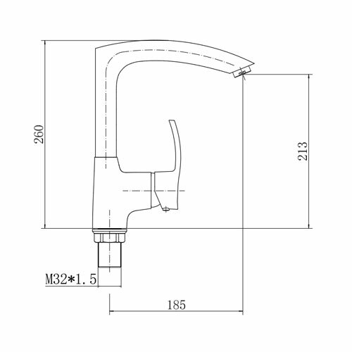 Смеситель для кухни FASHUN A4070