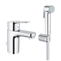Смеситель для раковины Grohe BauEdge с гигиеническим душем 23757 000 (23757000) хром